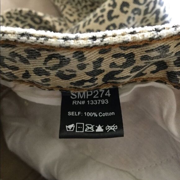 Pol 5 pockets, distressed leopard print jeans - Picture 13 of 14